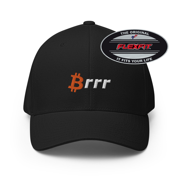 Bitcoin Brrr Logo | Flexfit Cap 🧵 Bestickt