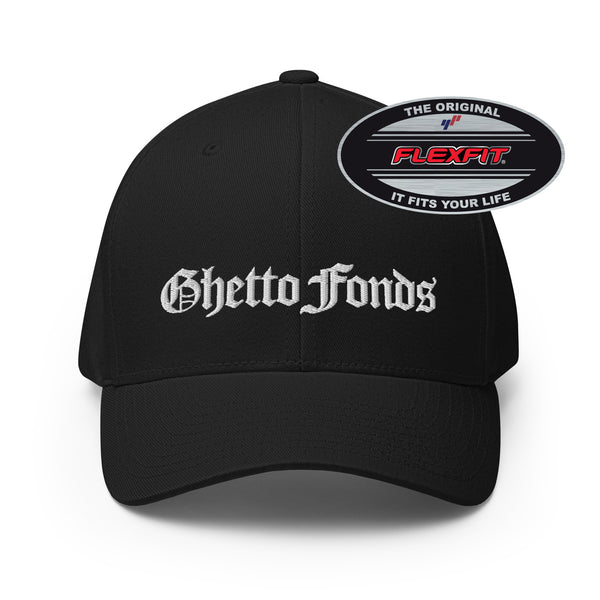 Ghetto Fonds Classic Logo | Flexfit Cap 🧵 Bestickt